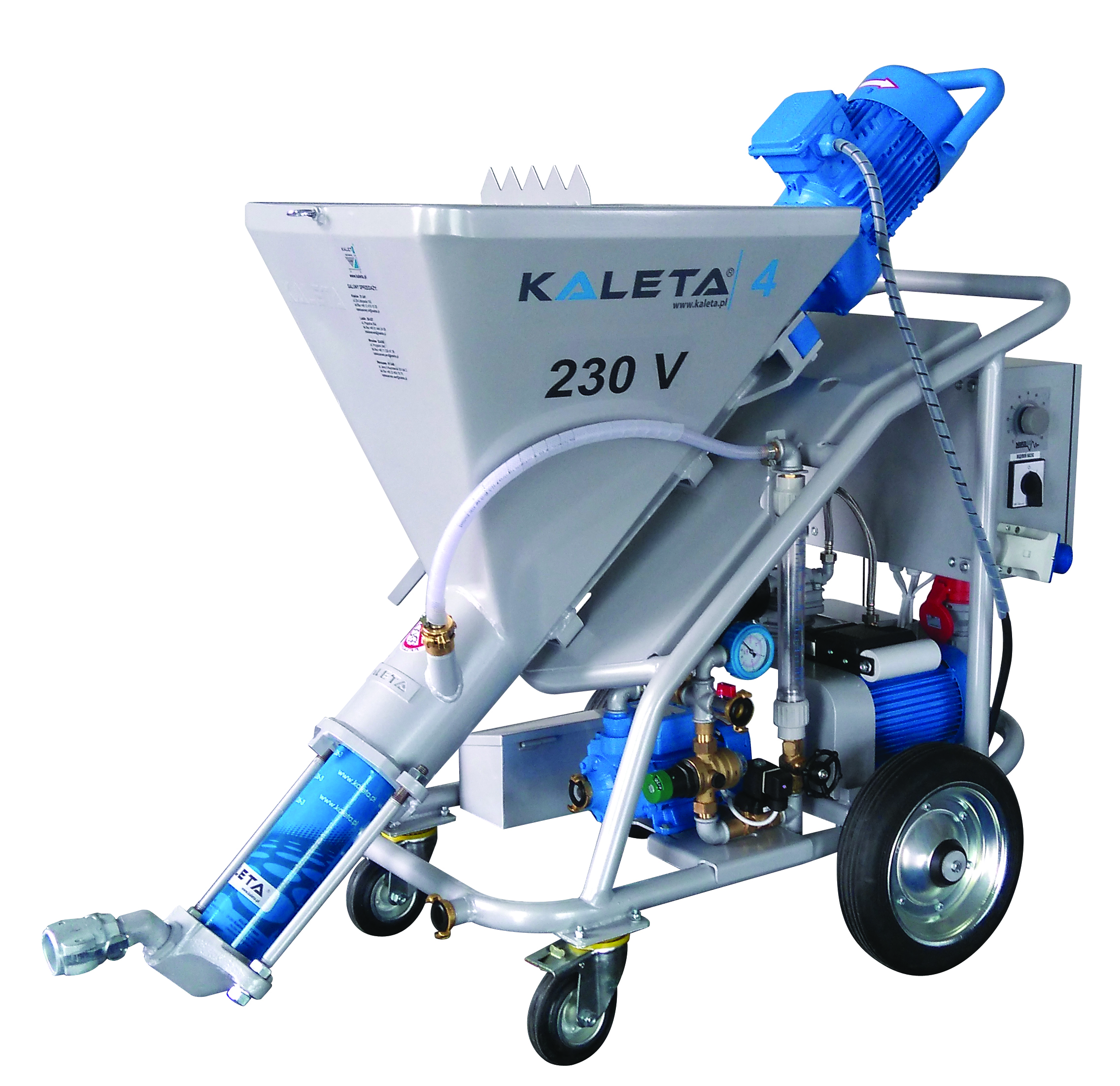 Omietací stroj KALETA 4S / 230 s vodným čerpadlom