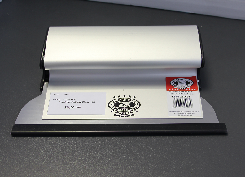 Špachtľa hliniková 25cm / 0,5 Špachtľa hliniková 25cm / 0,5