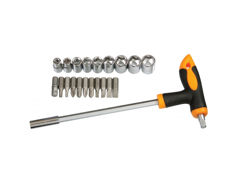 T-skrutkovač + nástavce T-skrutkovač + nástavce