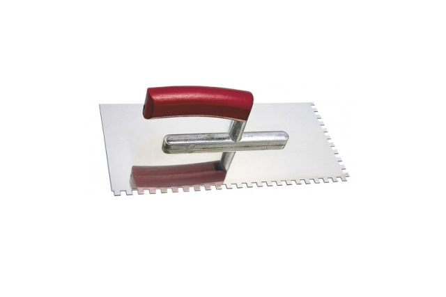 Hladidlo ozubené nerez 280 x 130 x 0,7mm Z6